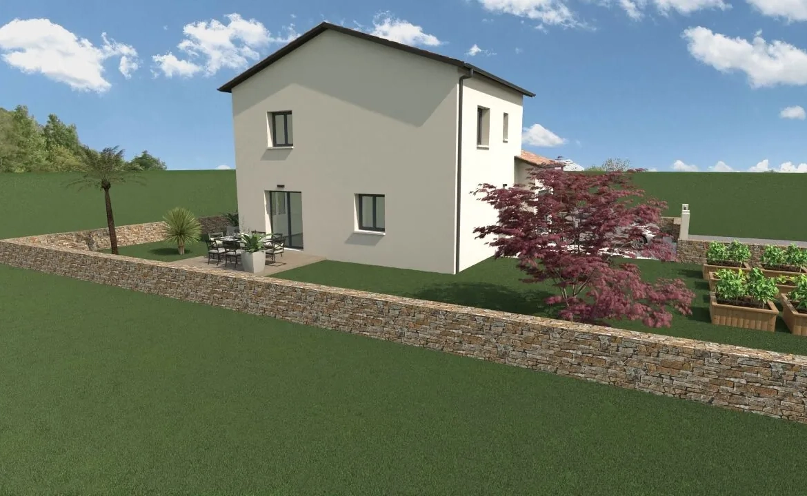 Villa neuve de 90 m² à Montceaux dans un environnement résidentiel proche Lyon 