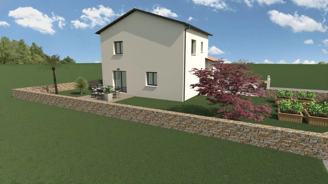 Villa neuve de 90 m² à Montceaux dans un environnement résidentiel proche Lyon 