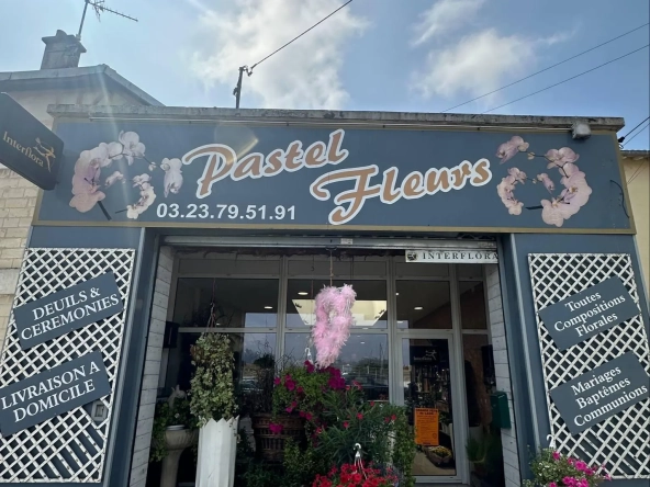 Local commercial de 89 m² à Laon avec vitrine en emplacement stratégique