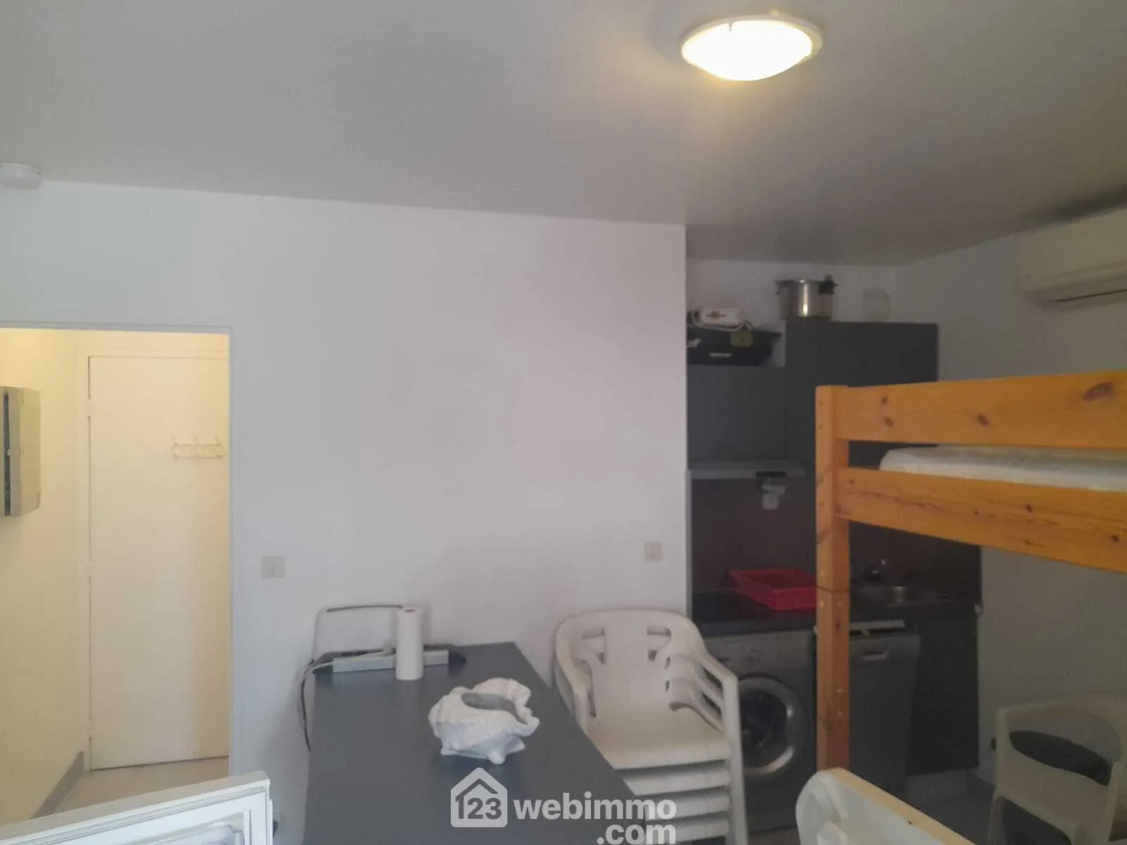 Studio à vendre à Canet-Plage - Résidence sécurisée à 100m de la mer 