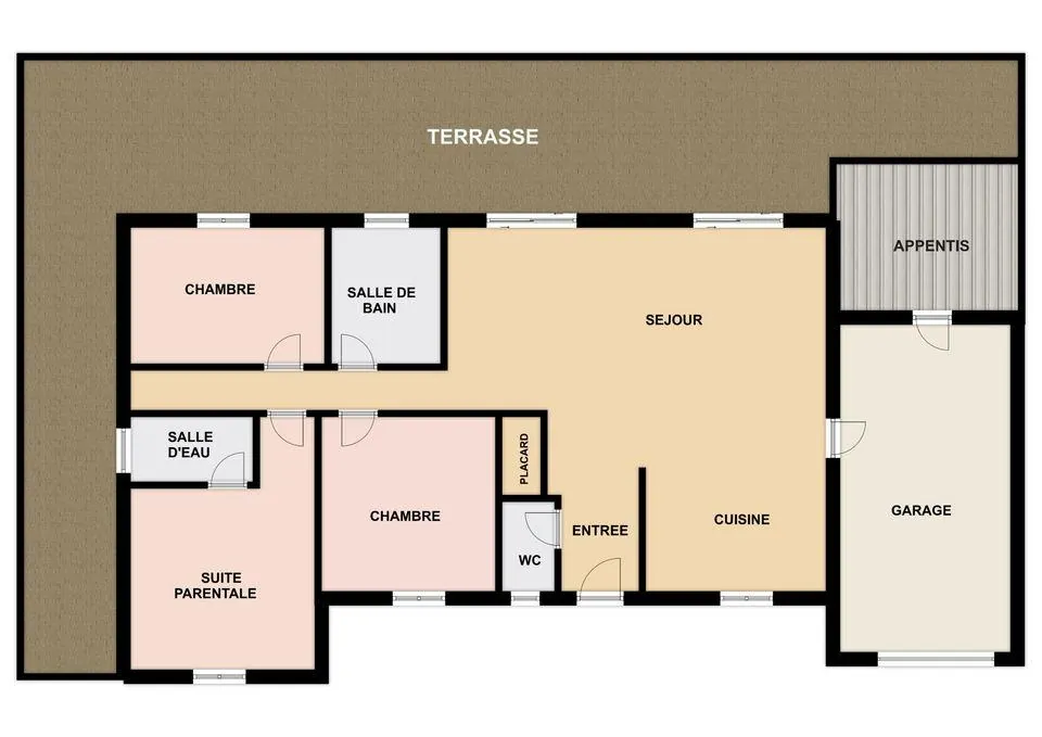 Maison de plain-pied de 97 m² à Ingrandes avec jardin et garage 