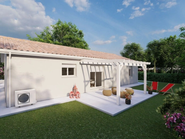 Maison neuve 3 chambres avec garage à Saint-Médard-de-Mussidan