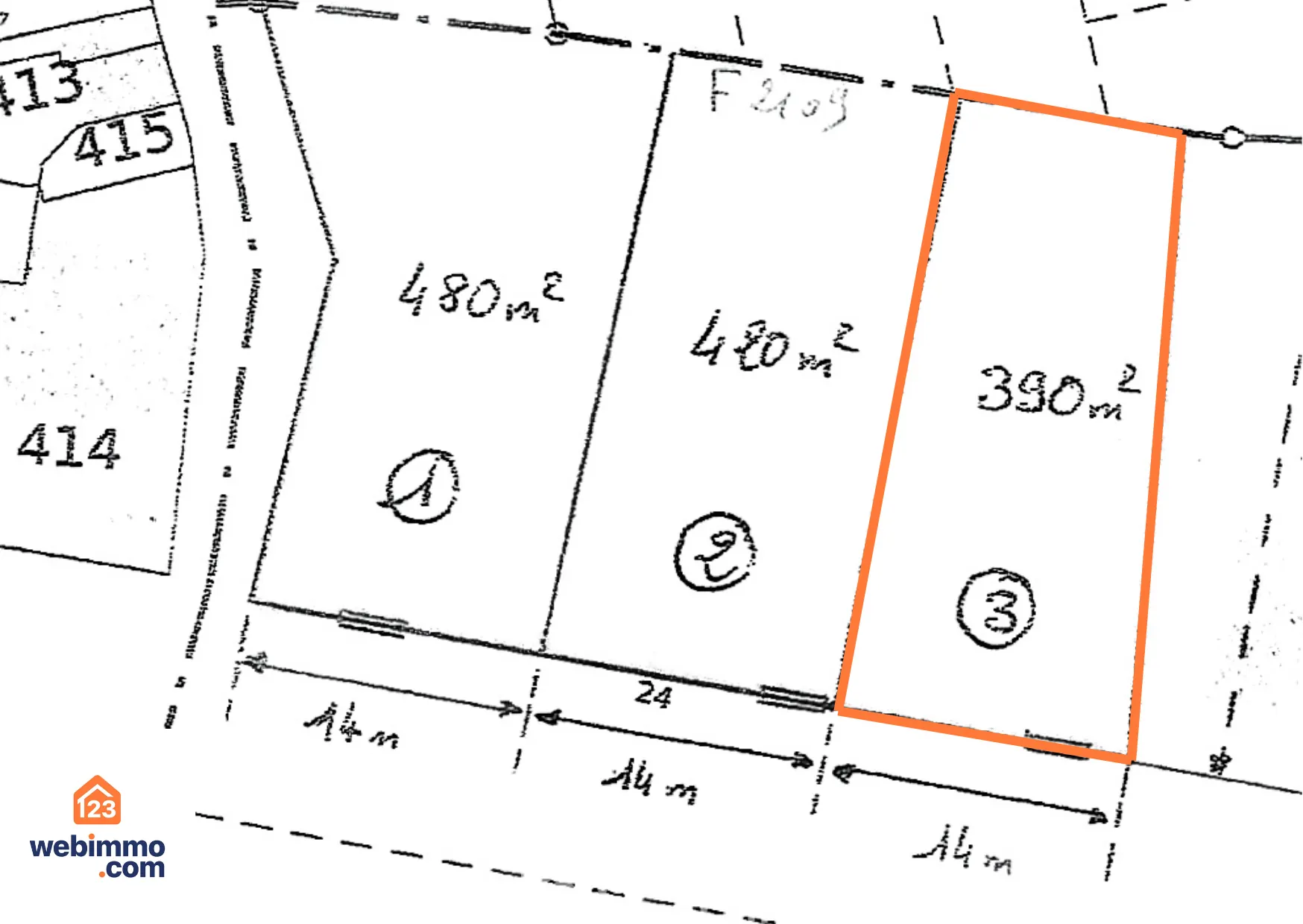 Terrain constructible de 390 m² à Champtocé-sur-Loire proche Angers 