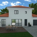 Maison neuve écologique de 90 m² à Belley - 3 chambres, jardin sud