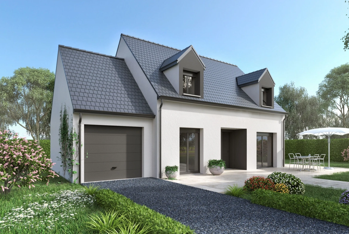 Belle maison neuve de 90 m² avec domotique à Onzain 