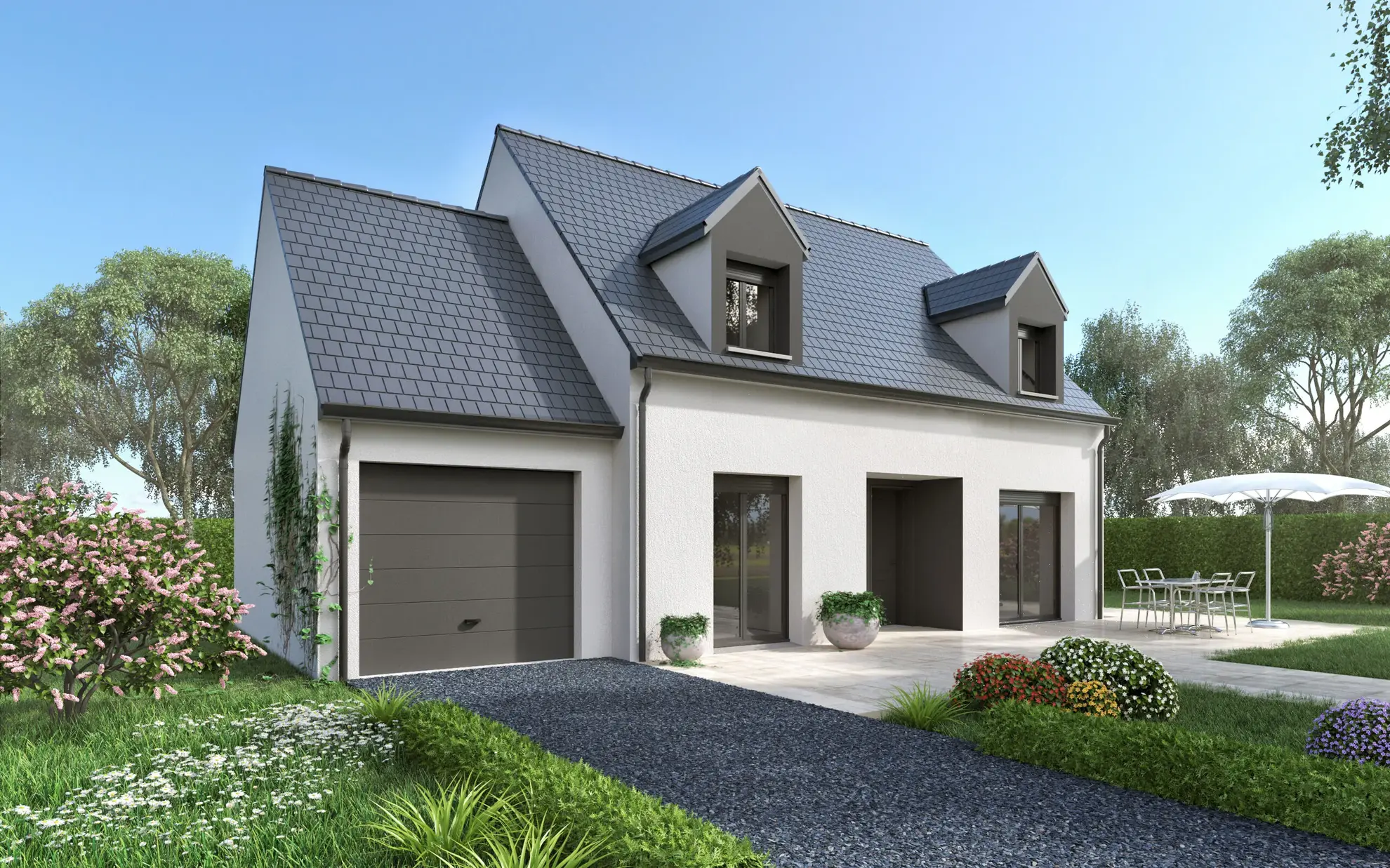 Belle maison neuve de 90 m² avec domotique à Onzain 