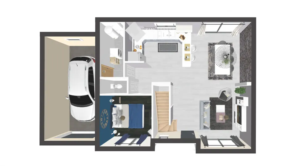 Belle maison neuve de 90 m² avec domotique à Onzain 