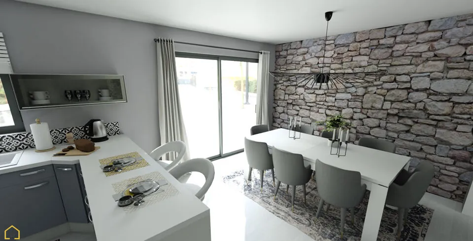 Belle maison neuve de 90 m² avec domotique à Onzain 