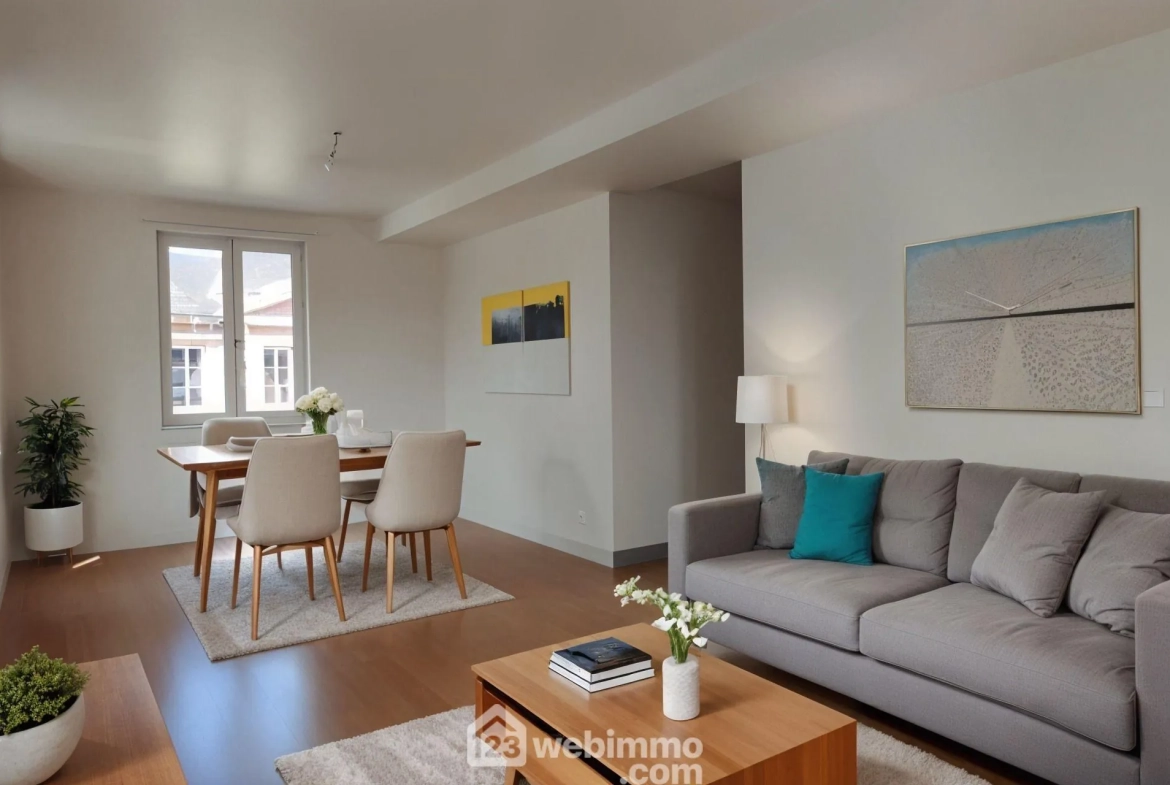 Appartement F2 de 52 m² à Louviers, idéal pour investissement ou première acquisition 