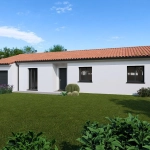 Maison neuve à Vacquiers de 100 m² avec 3 chambres, garage et personnalisation