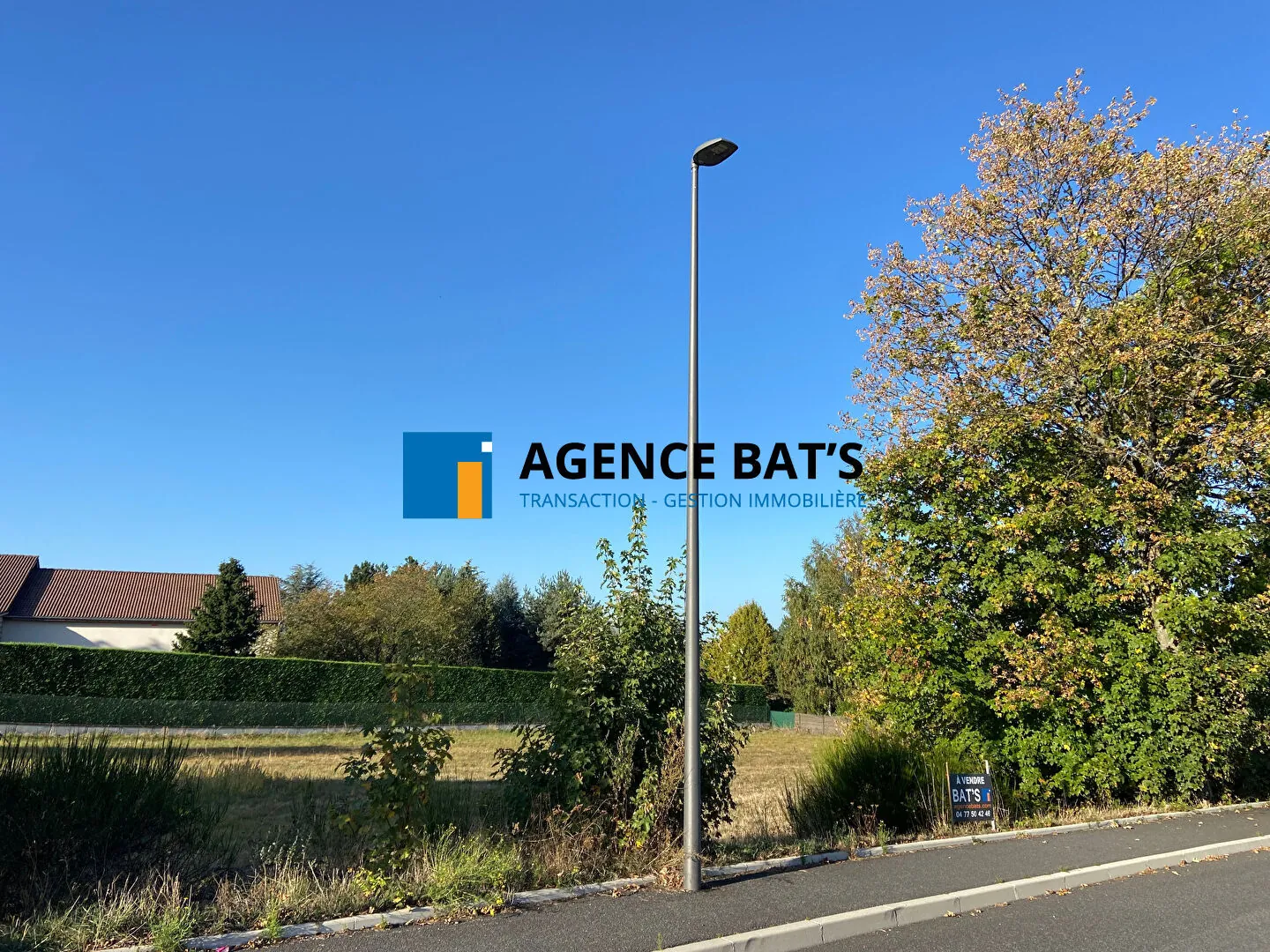 Terrain constructible de 2600m² à Sainte Sigolène, secteur des Beaux 