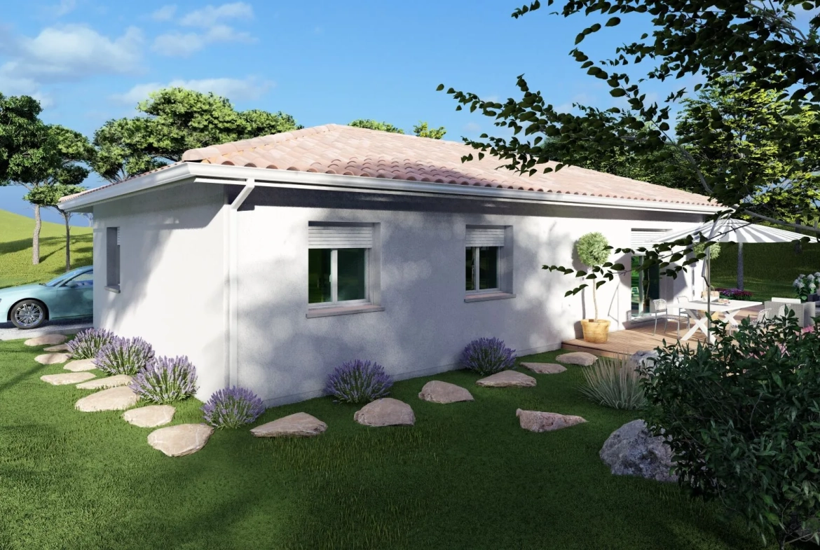 Maison neuve à vendre à Castets – Projet clés en main de 86 m² 