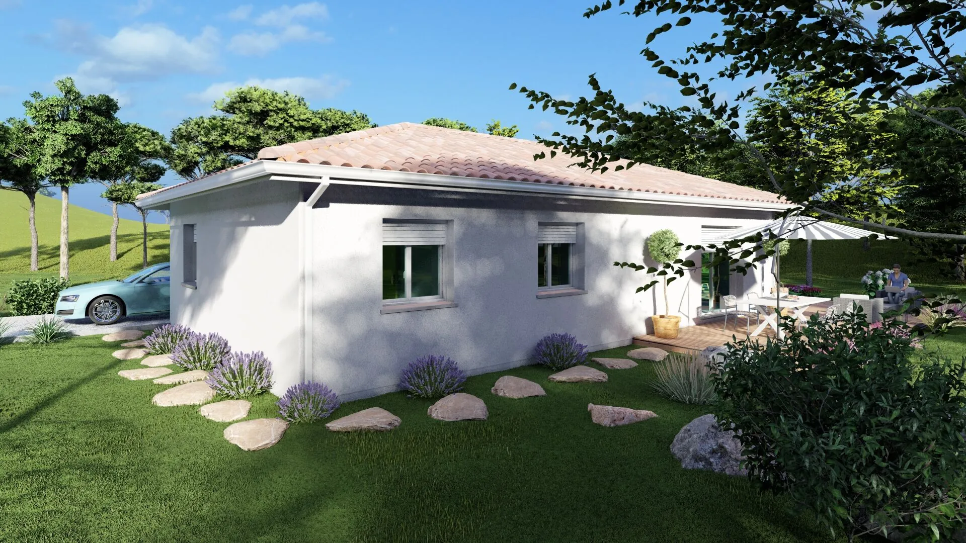 Maison neuve à vendre à Castets – Projet clés en main de 86 m² 