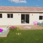 Maison neuve conforme normes PMR à Couzeix sur terrain de 400 m²