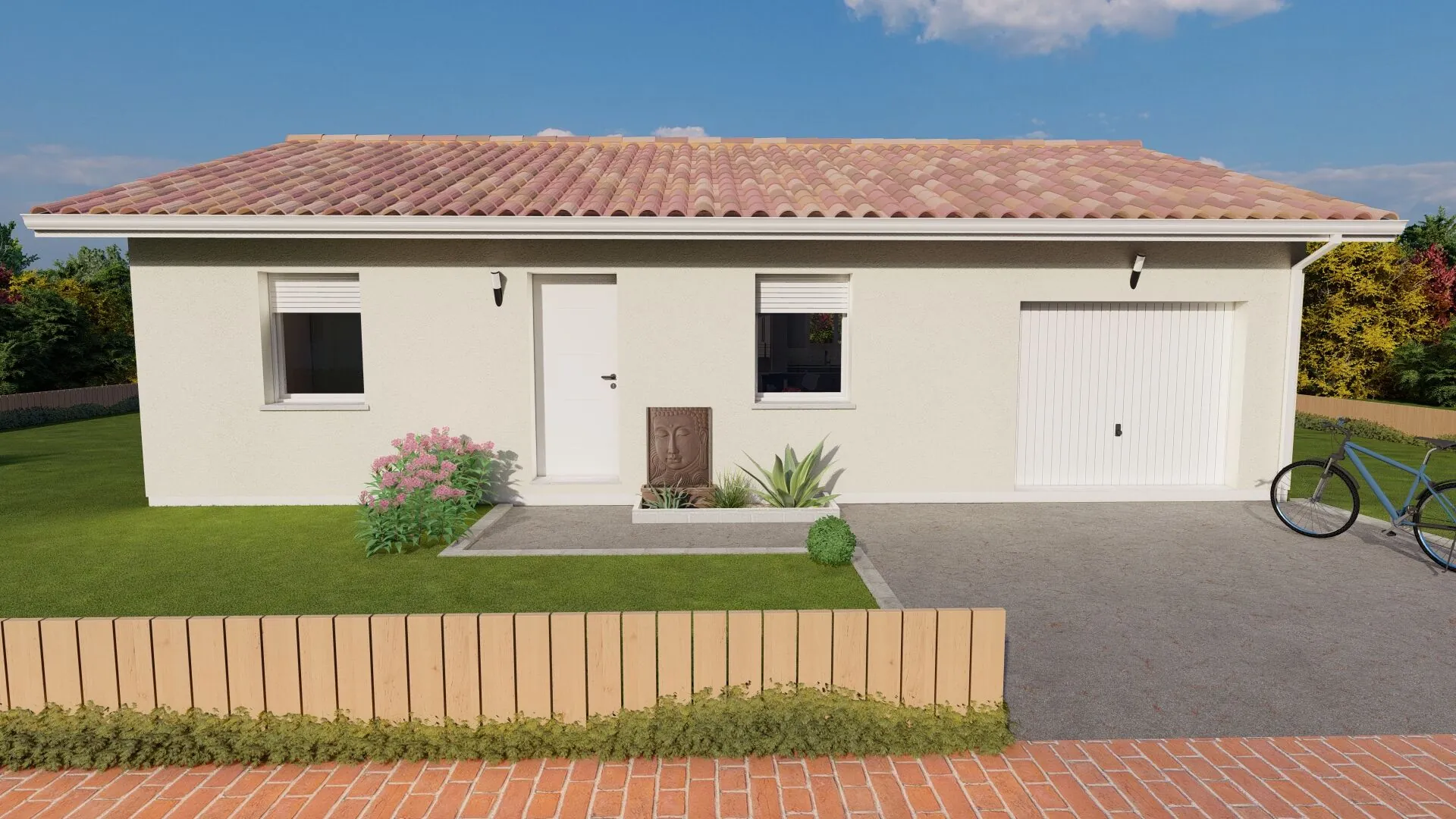 Maison neuve conforme normes PMR à Couzeix sur terrain de 400 m² 