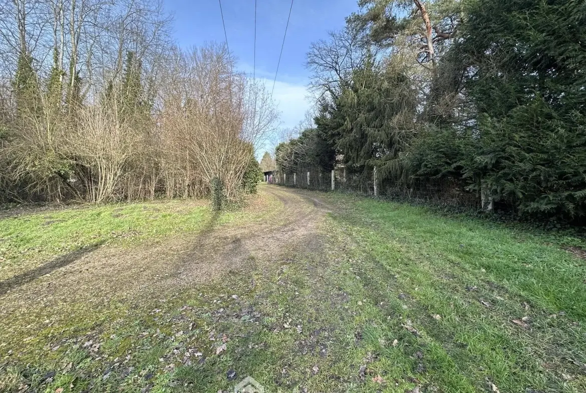 Terrain de loisirs de 11 300 m² à Presles-et-Thierny – Étangs, bâtiment et pâture 