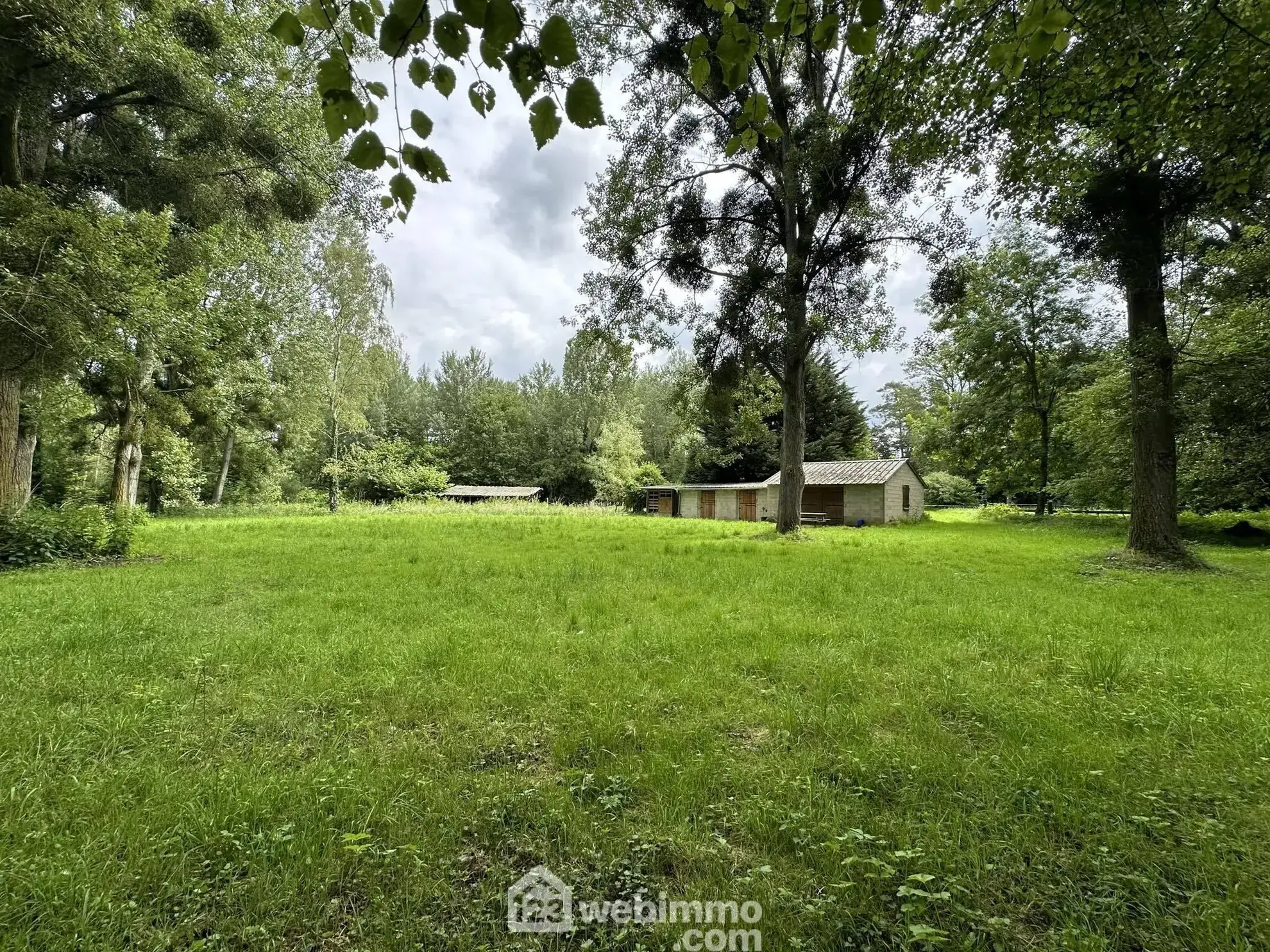 Terrain de loisirs de 11 300 m² à Presles-et-Thierny – Étangs, bâtiment et pâture 