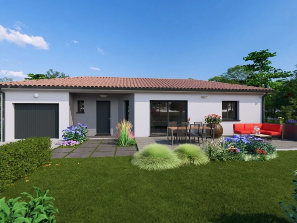 Maison neuve moderne de 100 m² à Verfeil avec garage et terrasse