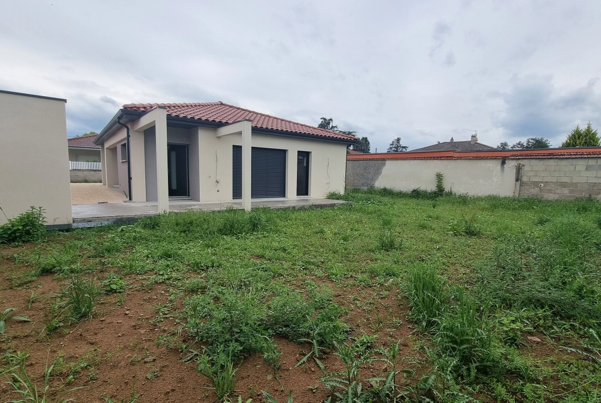 Maison neuve de plain-pied à vendre à Roanne en bord de Loire - 102,48 m² 