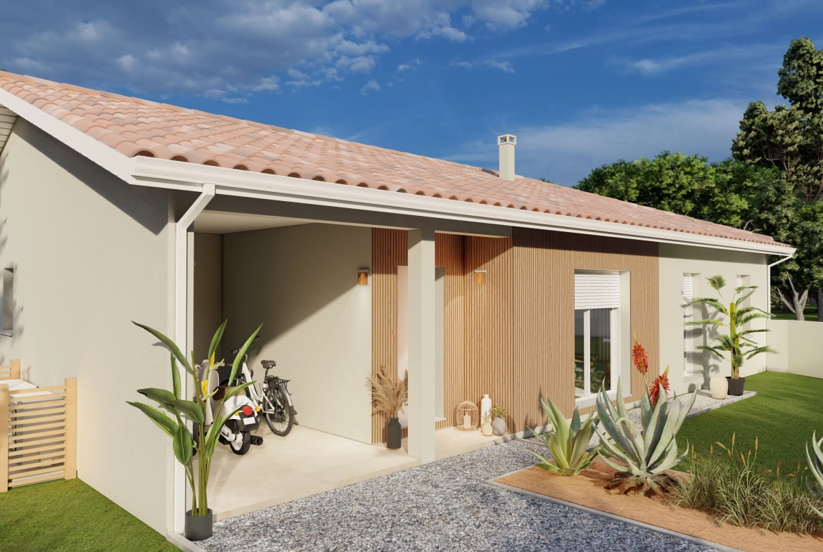 Maison neuve moderne avec 3 chambres à Vielle-Saint-Girons proche de l'océan 