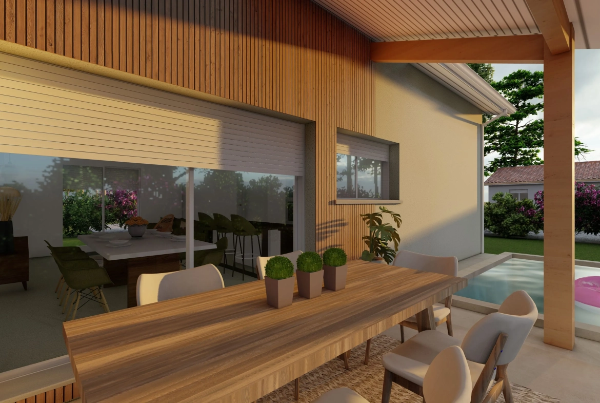 Maison neuve moderne avec 3 chambres à Vielle-Saint-Girons proche de l'océan 