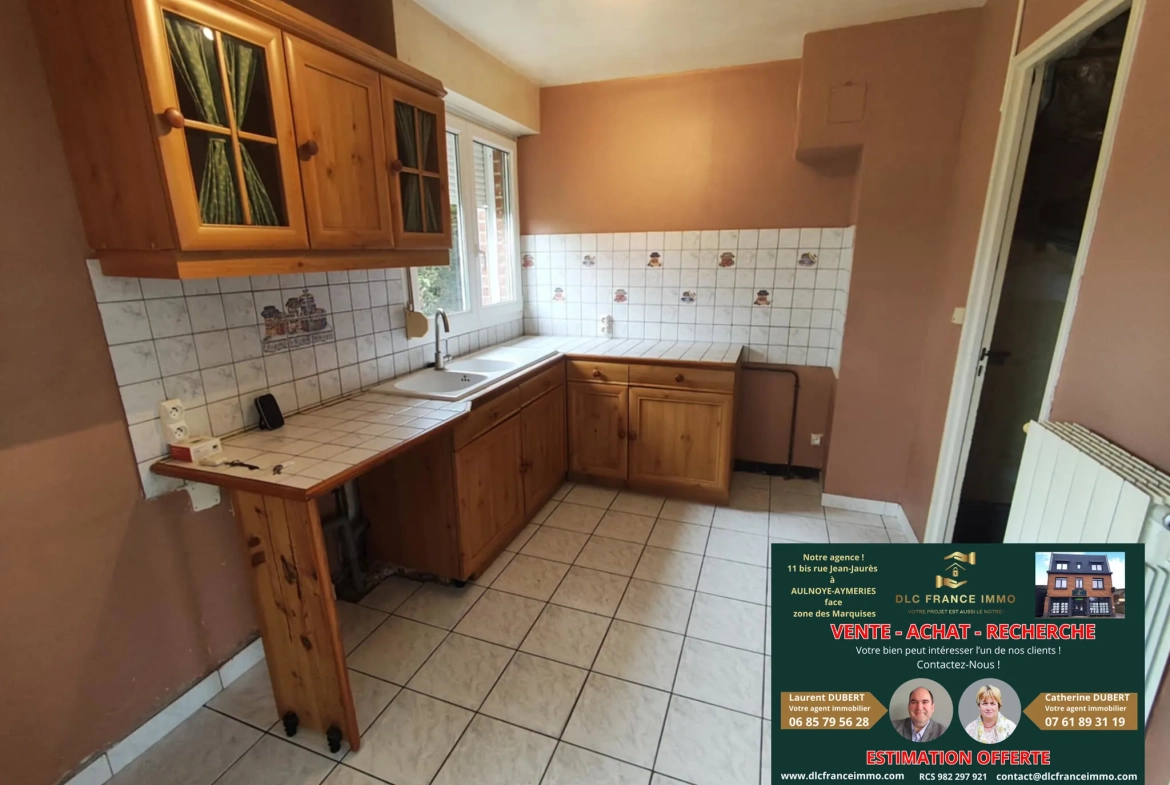 Belle maison 3 chambres avec jardin et garage à Pont-sur-Sambre 