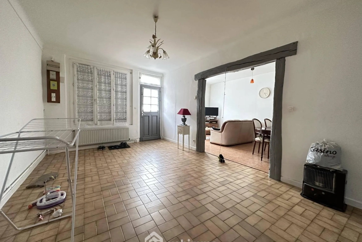 Bel appartement de ville de plain-pied avec 2 chambres à Crépy 