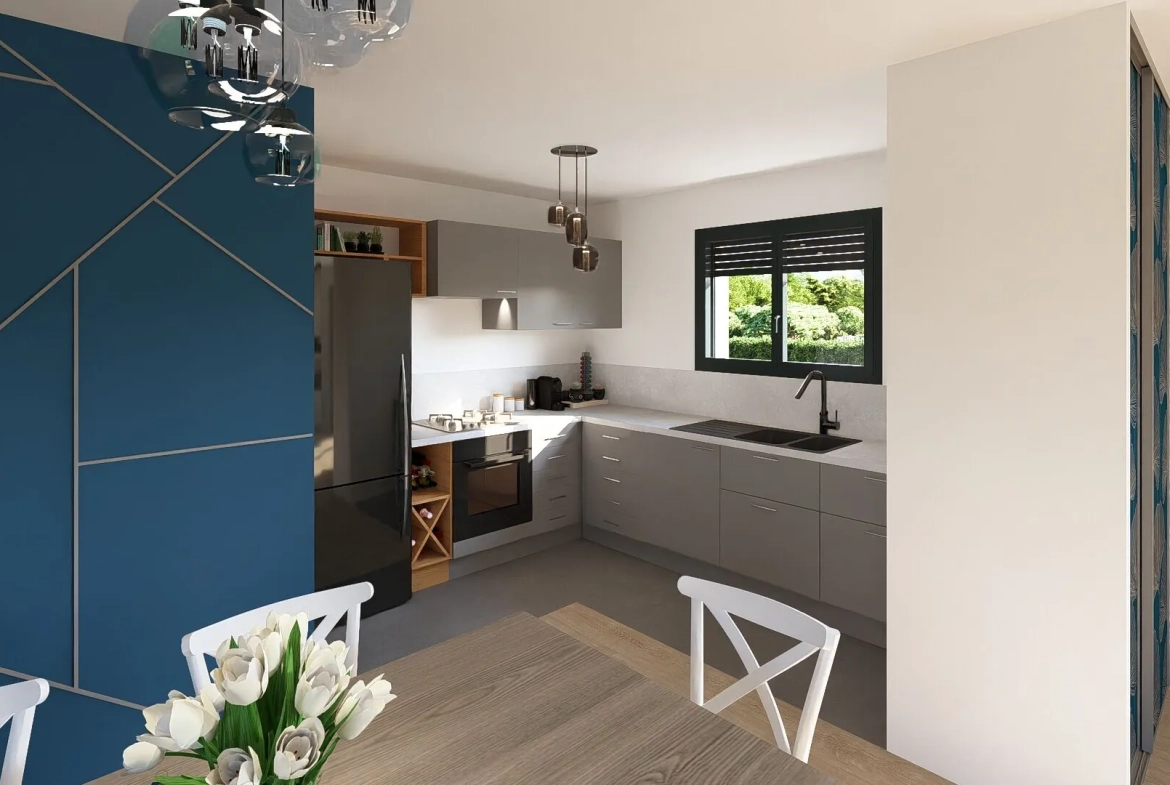 Maison neuve personnalisable de 90 m² à Linxe, proche de l’océan 