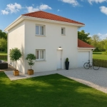 Maison neuve de 90 m² avec jardin à Beaurepaire, conforme RE 2020