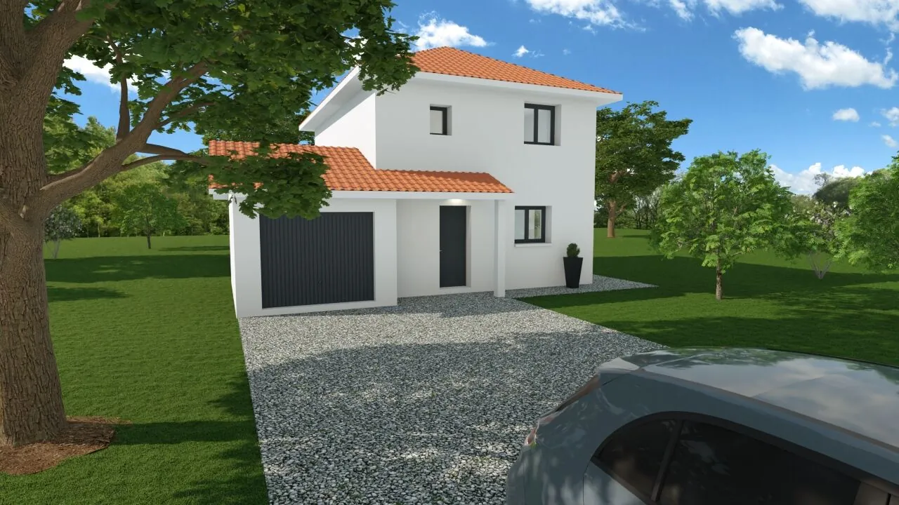 Maison neuve de 90 m² avec jardin à Beaurepaire, conforme RE 2020 
