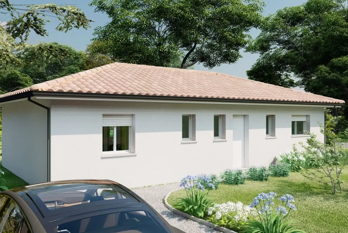 Maison neuve à Gamarde-les-Bains de 85 m² avec 3 chambres et espace moderne 