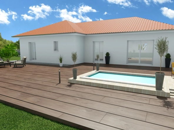Maison neuve de 80 m² avec 3 chambres à Saint Geoire en Valdaine