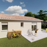 Maison neuve 2 chambres avec grand espace de vie à Périgueux