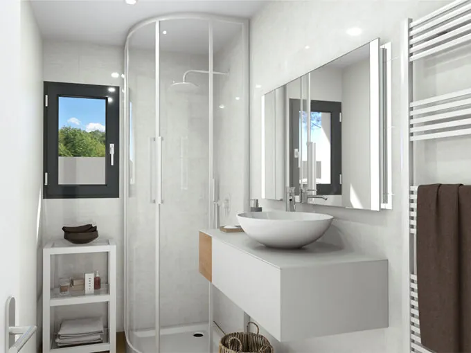 Maison neuve à Azur avec 3 chambres et terrain de 480 m² dans les Landes 