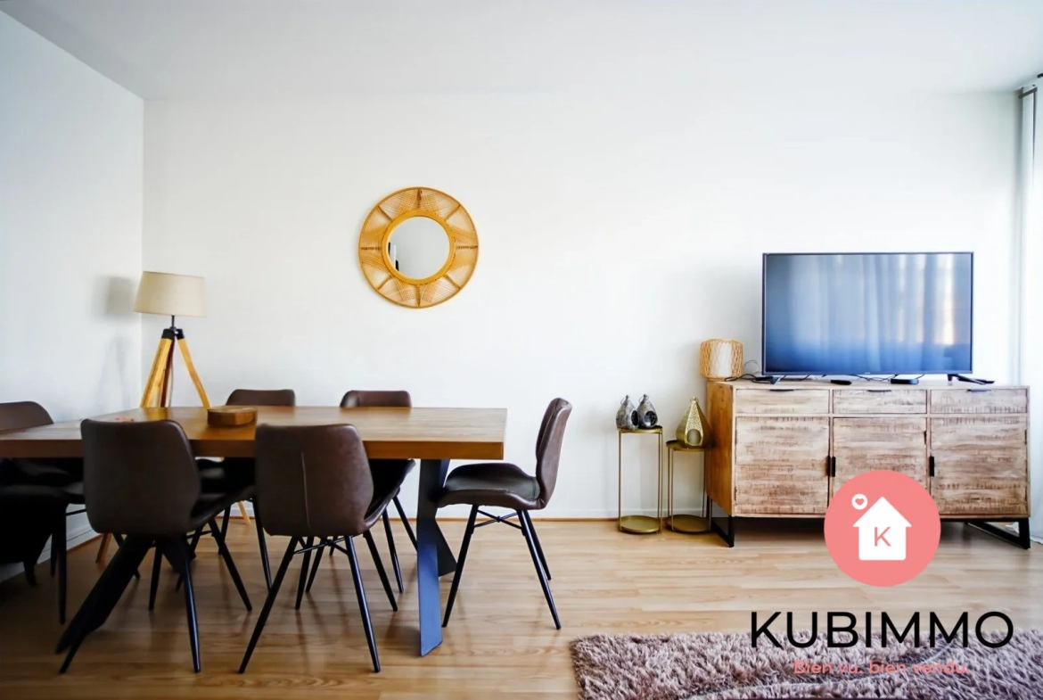 Appartement T3 à vendre à Meaux - 72 m² avec loggia, cave et stationnement sécurisé 