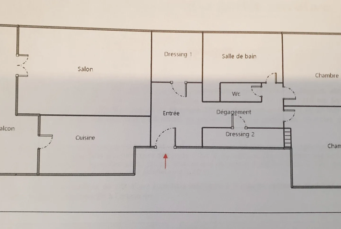 Appartement T3 de 68 m² avec parking sécurisé à Marseille 13004 