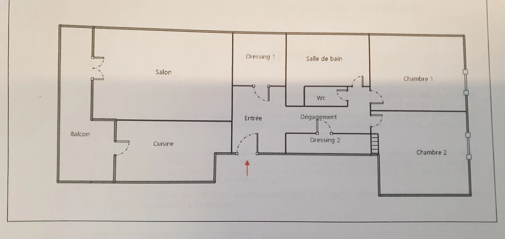 Appartement T3 de 68 m² avec parking sécurisé à Marseille 13004 