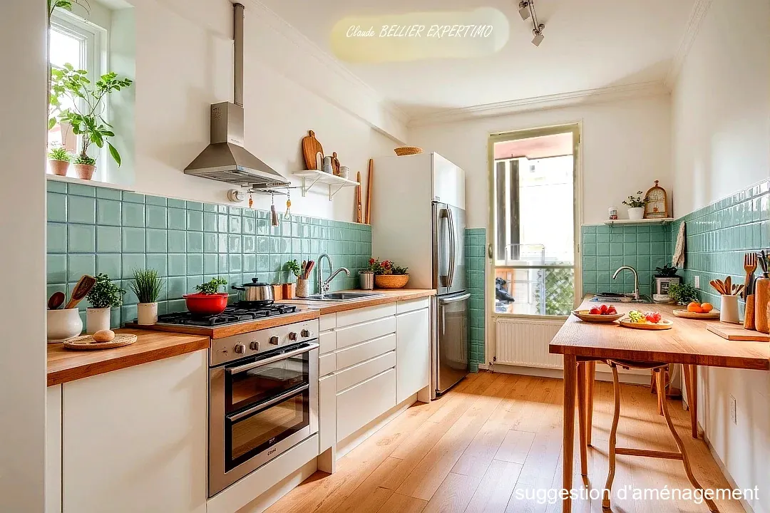Appartement T3 de 68 m² avec parking sécurisé à Marseille 13004 