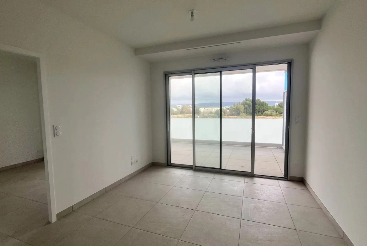 Appartement T2 avec terrasse à Narbonne, livraison juin 2024, résidence récente 