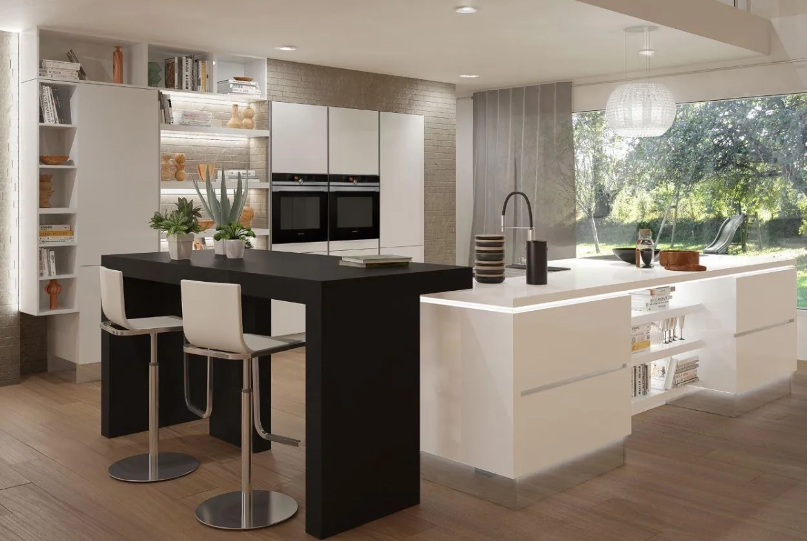 Projet de construction maison moderne à Thoissey, 90 m² sur terrain de 400 m² 