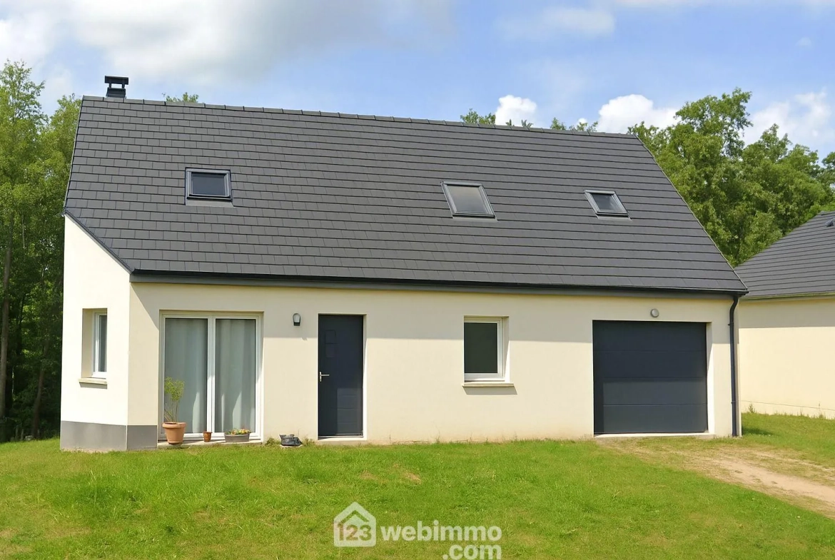 Maison neuve 96 m² avec 3 chambres dans l'axe Noyon - Chauny 