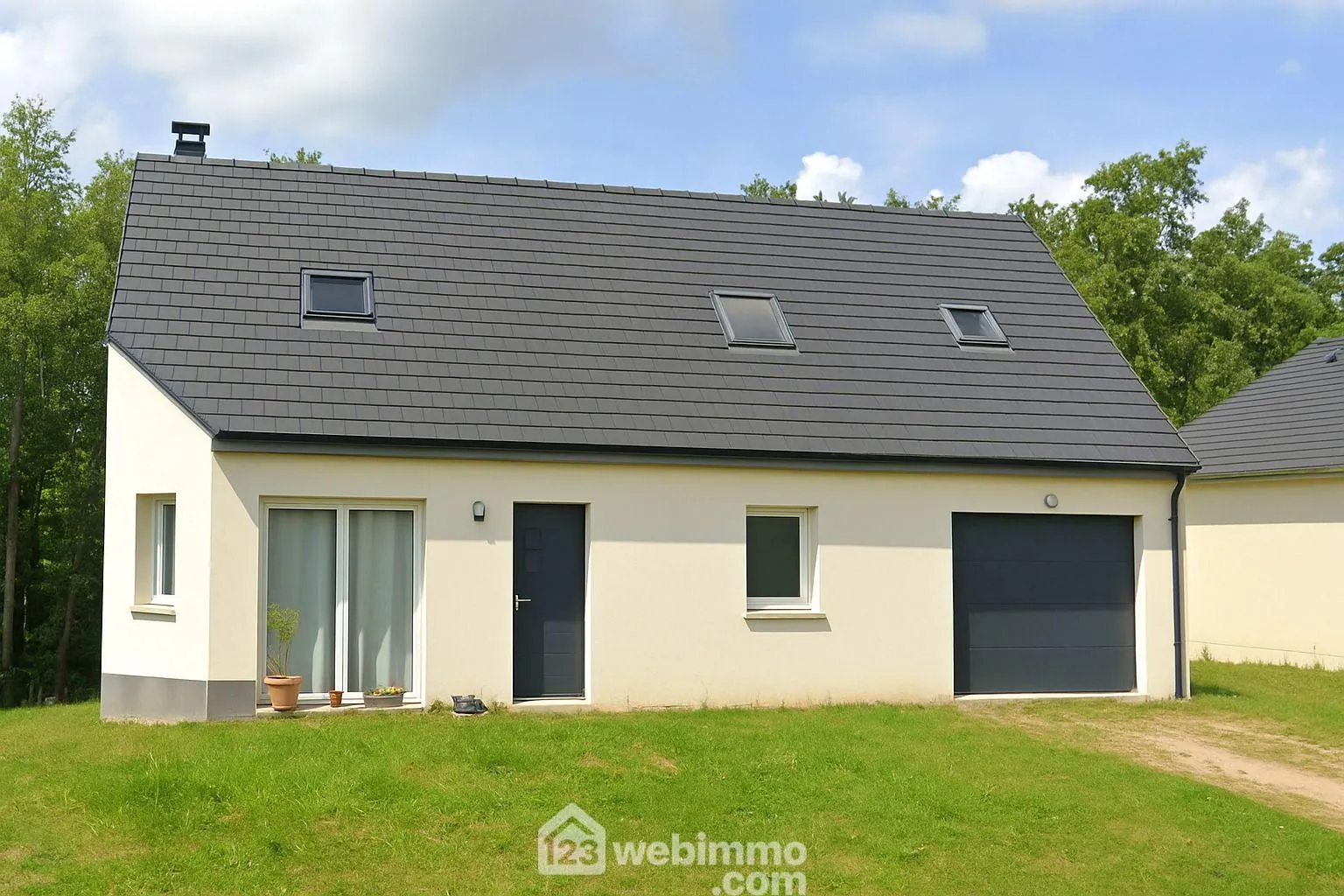 Maison neuve 96 m² avec 3 chambres dans l'axe Noyon - Chauny 