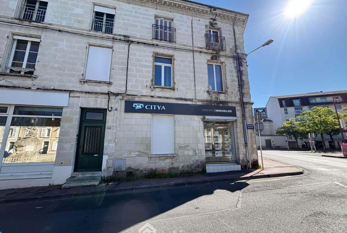 Appartement à vendre de 65 m² en hypercentre de Châtellerault – Investissement ou résidence principale 