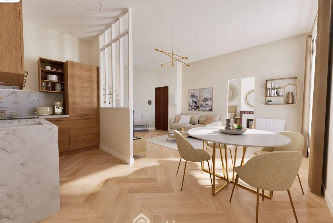 Appartement à vendre de 65 m² en hypercentre de Châtellerault – Investissement ou résidence principale 