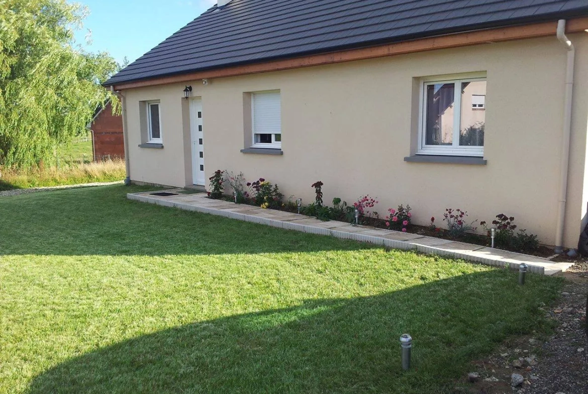 Projet de construction maison neuve 3 chambres à Ham avec performance énergétique 