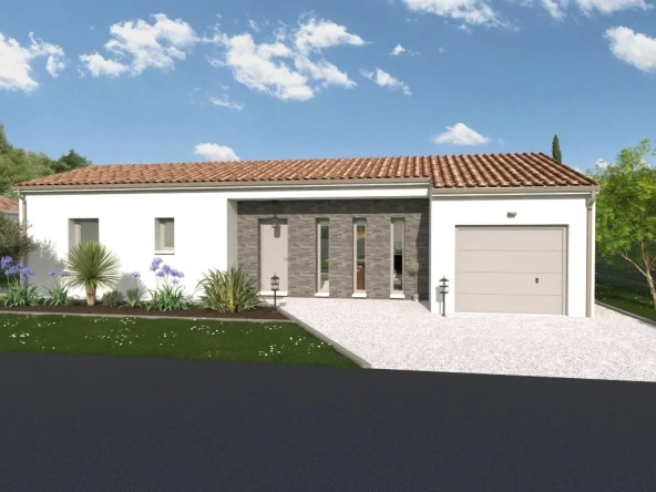 Maison neuve de 89 m² avec 3 chambres à Iteuil, moderne et fonctionnelle