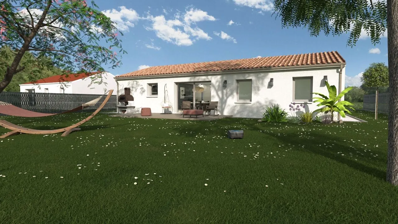 Maison neuve de 89 m² avec 3 chambres à Iteuil, moderne et fonctionnelle 