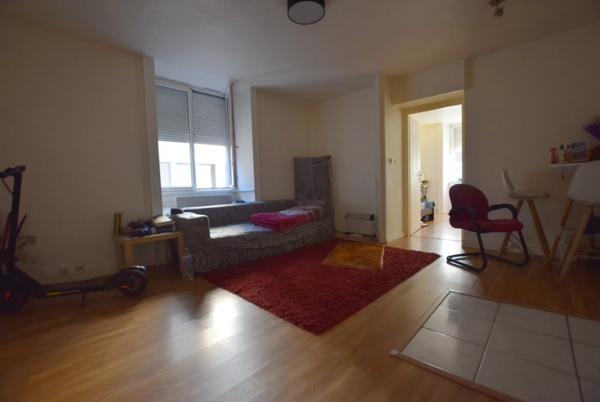 Appartement F2 en centre-ville de Belfort avec parking à proximité 