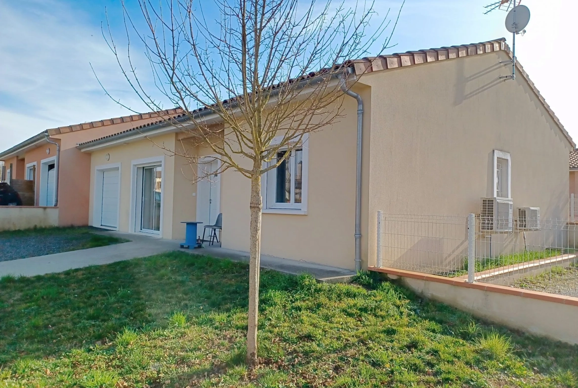 Maison de plain-pied moderne à Vénès dans le Tarn, 95 m² avec jardin et garage 