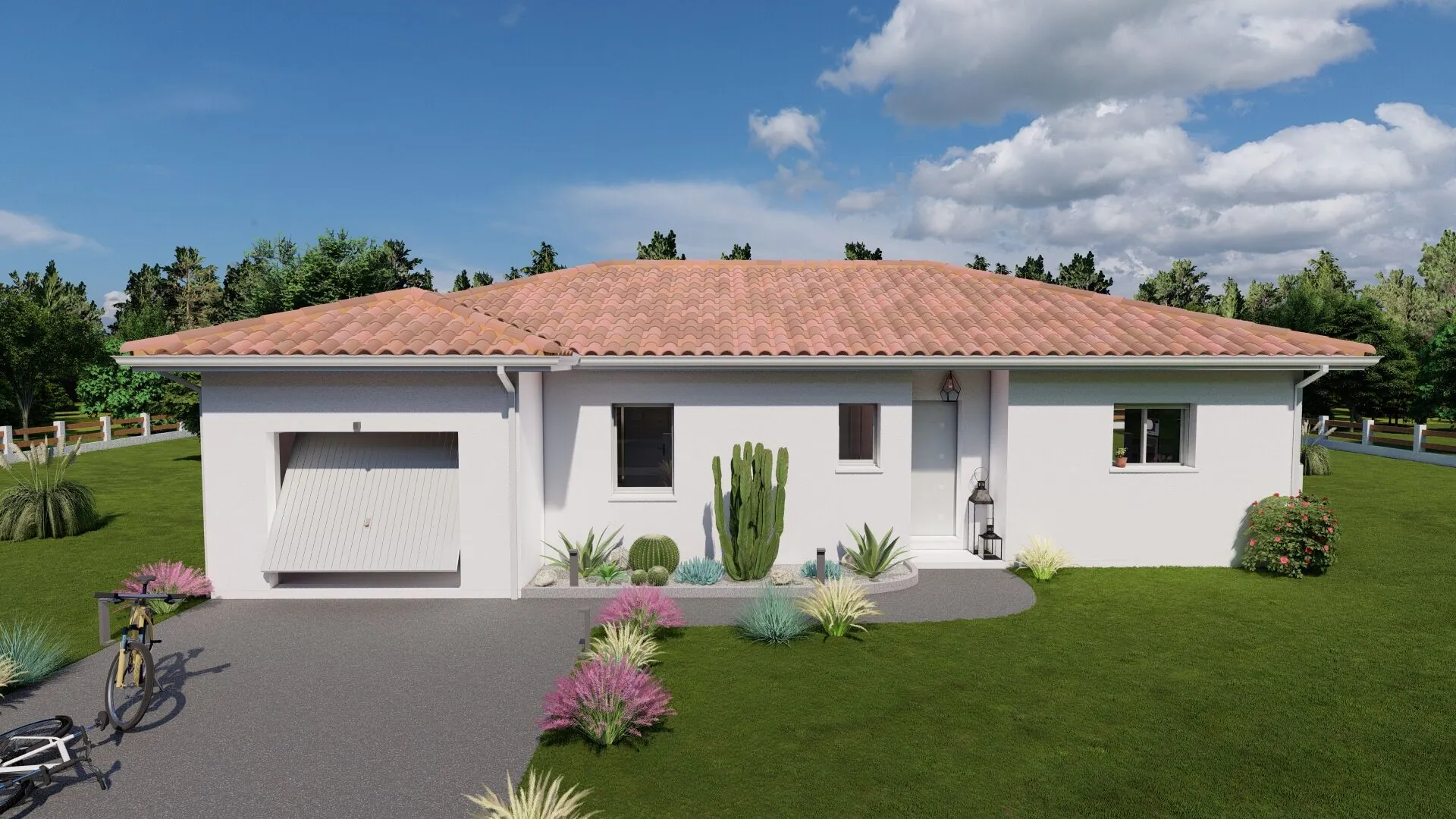 Maison neuve 3 chambres de 95 m² à Ychoux - Projet sur-mesure 